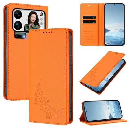 Peony Embossed Magnetic RFID Vegan Leather Phone Case, For Xiaomi 17 Max 5G, For Xiaomi 17T Pro 5G, For Xiaomi 17 Ultra, For Xiaomi Poco F8 Ultra 5G / Redmi K90 Pro Max, For Xiaomi Poco F8 Pro 5G / Redmi K90, For Xiaomi 17 Pro Max, For Xiaomi 17 Pro   ...