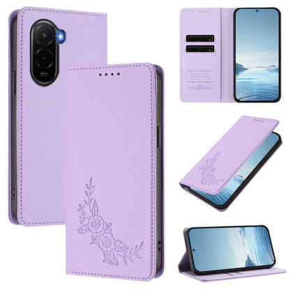 Peony Embossed Magnetic RFID Vegan Leather Phone Case, For Xiaomi Poco M7 4G 171mm, For Xiaomi 15T Pro 5G, For Xiaomi 15T 5G, For Xiaomi Civi 5 Pro 5G, For Xiaomi 15S Pro, For Xiaomi 15 Ultra, For Xiaomi Poco X7 Pro 5G / Redmi Turbo 4 5G               ...