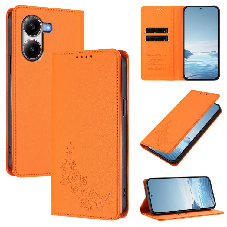 Peony Embossed Magnetic RFID Vegan Leather Phone Case, For Xiaomi Poco M7 4G 171mm, For Xiaomi 15T Pro 5G, For Xiaomi 15T 5G, For Xiaomi Civi 5 Pro 5G, For Xiaomi 15S Pro, For Xiaomi 15 Ultra, For Xiaomi Poco X7 Pro 5G / Redmi Turbo 4 5G               ...