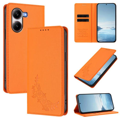 Peony Embossed Magnetic RFID Vegan Leather Phone Case, For Xiaomi Poco M7 4G 171mm, For Xiaomi 15T Pro 5G, For Xiaomi 15T 5G, For Xiaomi Civi 5 Pro 5G, For Xiaomi 15S Pro, For Xiaomi 15 Ultra, For Xiaomi Poco X7 Pro 5G / Redmi Turbo 4 5G               ...