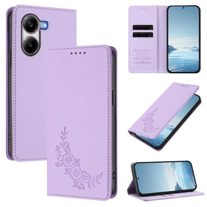 Peony Embossed Magnetic RFID Vegan Leather Phone Case, For Xiaomi Poco M7 4G 171mm, For Xiaomi 15T Pro 5G, For Xiaomi 15T 5G, For Xiaomi Civi 5 Pro 5G, For Xiaomi 15S Pro, For Xiaomi 15 Ultra, For Xiaomi Poco X7 Pro 5G / Redmi Turbo 4 5G               ...