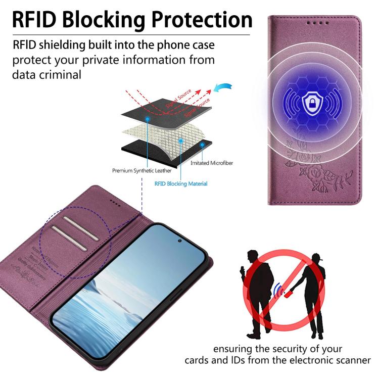 Peony Embossed Magnetic RFID Vegan Leather Phone Case, For Xiaomi 17 Max 5G, For Xiaomi 17T Pro 5G, For Xiaomi 17 Ultra, For Xiaomi Poco F8 Ultra 5G / Redmi K90 Pro Max, For Xiaomi Poco F8 Pro 5G / Redmi K90, For Xiaomi 17 Pro Max, For Xiaomi 17 Pro   ...