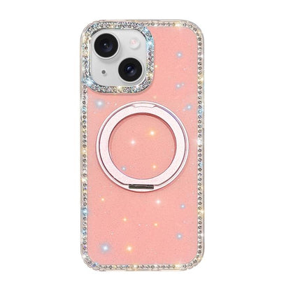 Diamond IMD 360 Rotation Magnetic Metal Holder Phone Case, For iPhone 15, For iPhone 14, For iPhone 14 Pro, For iPhone 14 Pro Max, For iPhone 13 Pro Max, For iPhone 13 Pro, For iPhone 13