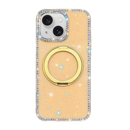 Diamond IMD 360 Rotation Magnetic Metal Holder Phone Case, For iPhone 15, For iPhone 14, For iPhone 14 Pro, For iPhone 14 Pro Max, For iPhone 13 Pro Max, For iPhone 13 Pro, For iPhone 13