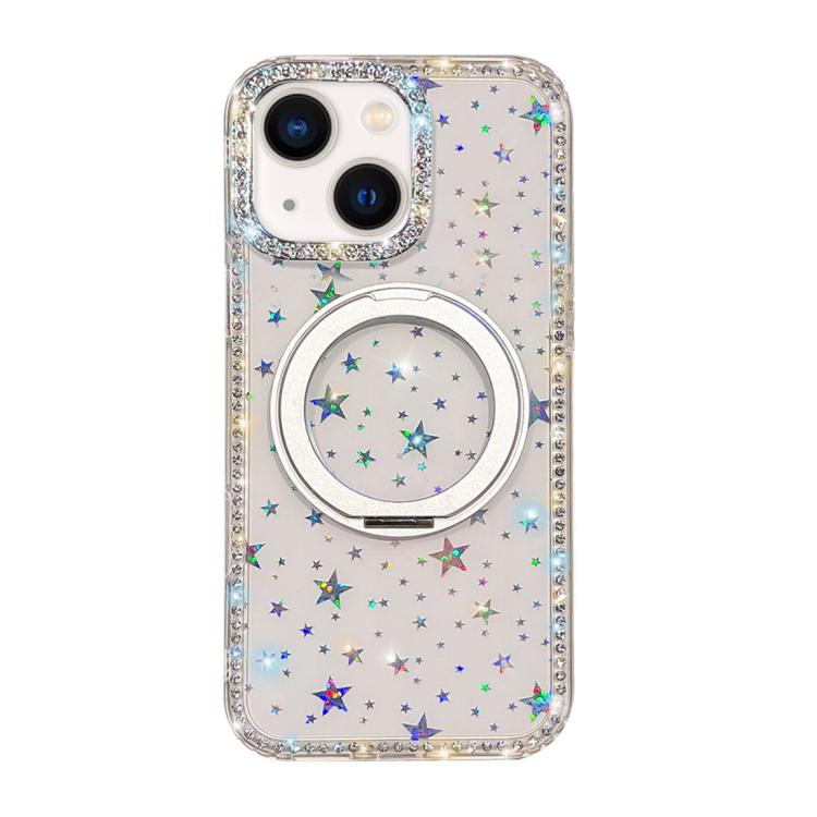 Diamond IMD 360 Rotation Magnetic Metal Holder Phone Case, For iPhone 15, For iPhone 14, For iPhone 14 Pro, For iPhone 14 Pro Max, For iPhone 13 Pro Max, For iPhone 13 Pro, For iPhone 13