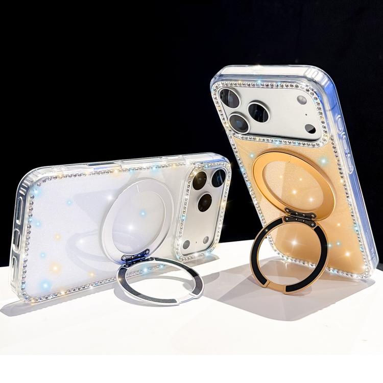 Diamond IMD 360 Rotation Magnetic Metal Holder Phone Case, For iPhone 15, For iPhone 14, For iPhone 14 Pro, For iPhone 14 Pro Max, For iPhone 13 Pro Max, For iPhone 13 Pro, For iPhone 13