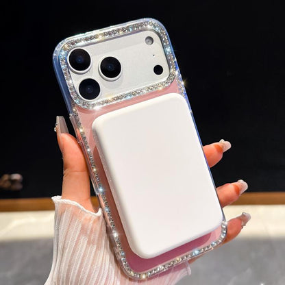 Diamond IMD 360 Rotation Magnetic Metal Holder Phone Case, For iPhone 15, For iPhone 14, For iPhone 14 Pro, For iPhone 14 Pro Max, For iPhone 13 Pro Max, For iPhone 13 Pro, For iPhone 13
