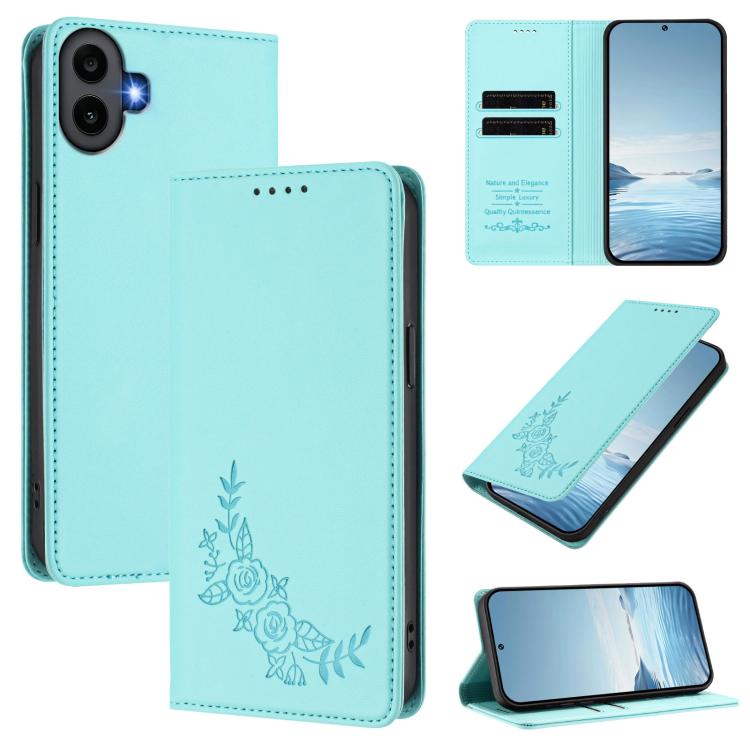 Peony Embossed Magnetic RFID Vegan Leather Phone Case, For Nothing Phone 4a Pro, For Nothing Phone 4a, For Nothing Phone 3a Lite, For Nothing Phone 3, For Nothing CMF Phone 2 Pro, For Nothing Phone 3a, For Nothing Phone 3a Pro, For Nothing CMF Phone 1 ...