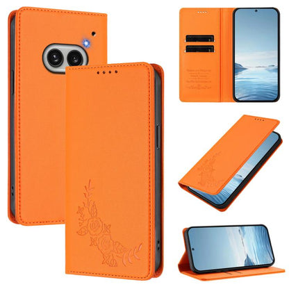 Peony Embossed Magnetic RFID Vegan Leather Phone Case, For Nothing Phone 4a Pro, For Nothing Phone 4a, For Nothing Phone 3a Lite, For Nothing Phone 3, For Nothing CMF Phone 2 Pro, For Nothing Phone 3a, For Nothing Phone 3a Pro, For Nothing CMF Phone 1 ...
