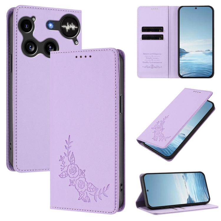 Peony Embossed Magnetic RFID Vegan Leather Phone Case, For Nothing Phone 4a Pro, For Nothing Phone 4a, For Nothing Phone 3a Lite, For Nothing Phone 3, For Nothing CMF Phone 2 Pro, For Nothing Phone 3a, For Nothing Phone 3a Pro, For Nothing CMF Phone 1 ...