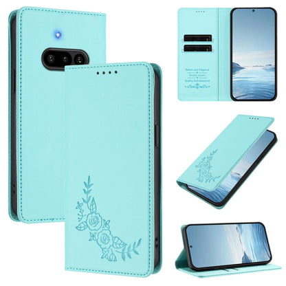 Peony Embossed Magnetic RFID Vegan Leather Phone Case, For Nothing Phone 4a Pro, For Nothing Phone 4a, For Nothing Phone 3a Lite, For Nothing Phone 3, For Nothing CMF Phone 2 Pro, For Nothing Phone 3a, For Nothing Phone 3a Pro, For Nothing CMF Phone 1 ...