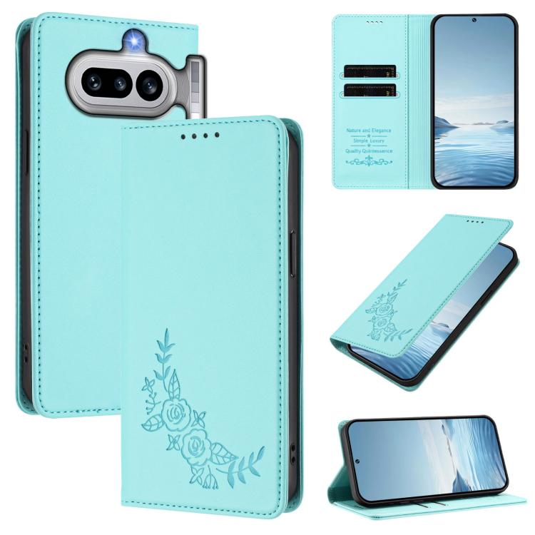 Peony Embossed Magnetic RFID Vegan Leather Phone Case, For Nothing Phone 4a Pro, For Nothing Phone 4a, For Nothing Phone 3a Lite, For Nothing Phone 3, For Nothing CMF Phone 2 Pro, For Nothing Phone 3a, For Nothing Phone 3a Pro, For Nothing CMF Phone 1 ...