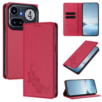 Peony Embossed Magnetic RFID Vegan Leather Phone Case, For Nothing Phone 4a Pro, For Nothing Phone 4a, For Nothing Phone 3a Lite, For Nothing Phone 3, For Nothing CMF Phone 2 Pro, For Nothing Phone 3a, For Nothing Phone 3a Pro, For Nothing CMF Phone 1 ...