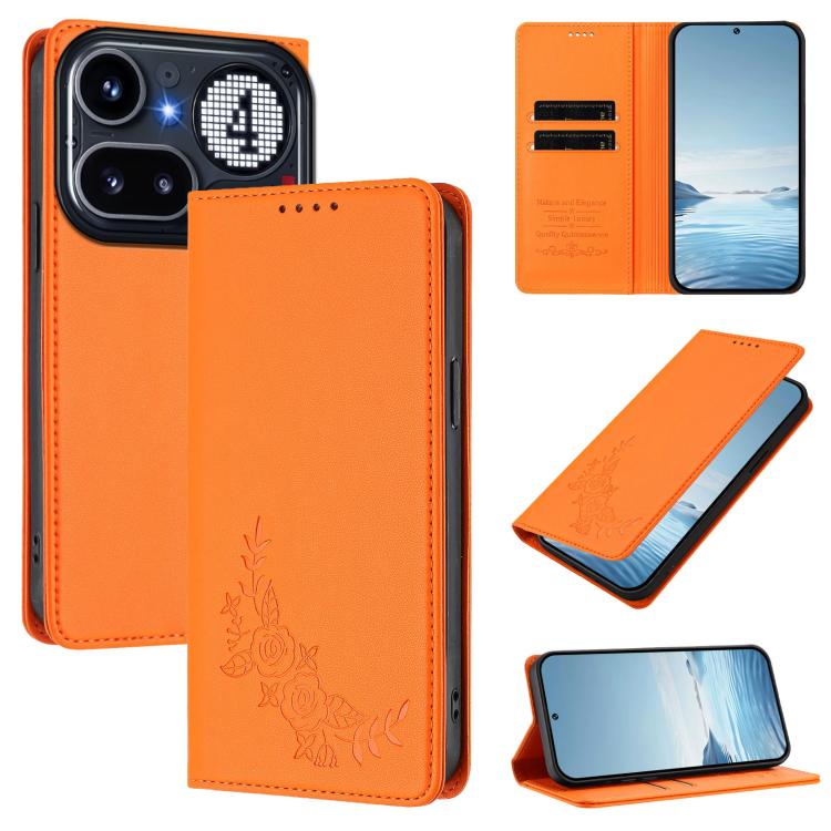 Peony Embossed Magnetic RFID Vegan Leather Phone Case, For Nothing Phone 4a Pro, For Nothing Phone 4a, For Nothing Phone 3a Lite, For Nothing Phone 3, For Nothing CMF Phone 2 Pro, For Nothing Phone 3a, For Nothing Phone 3a Pro, For Nothing CMF Phone 1 ...