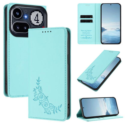 Peony Embossed Magnetic RFID Vegan Leather Phone Case, For Nothing Phone 4a Pro, For Nothing Phone 4a, For Nothing Phone 3a Lite, For Nothing Phone 3, For Nothing CMF Phone 2 Pro, For Nothing Phone 3a, For Nothing Phone 3a Pro, For Nothing CMF Phone 1 ...