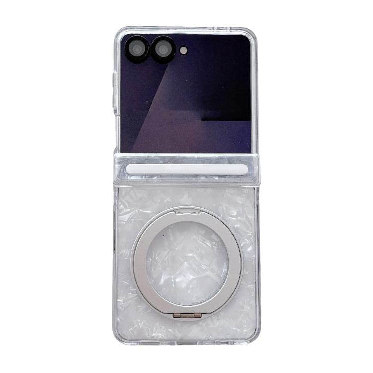 Axial Magnetic Shell Pattern Phone Case with 360 Holder, For Galaxy Z Fold8 Ultra 5G, For Galaxy Z Flip8 5G, For Samsung Galaxy Z Flip7 FE/6, For Samsung Galaxy Z Fold7 5G, For Samsung Galaxy Z Flip7 5G, For Samsung Galaxy Z Fold6                      ...