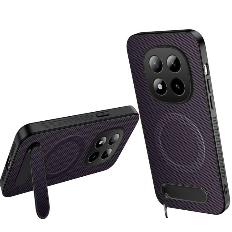 WANLONFENG Kickstand Carbon Fiber Texture Magnetic Phone Case, For Redmi A7 Pro 171mm / Poco C85x 5G, For Redmi 15a 5G, For Redmi Turbo 5 Max / Poco X8 Pro Max 5G, For Redmi Turbo 5 5G / Poco X8 Pro 5G, For Redmi Note 15 Pro+ 5G Global 163.3mm         ...