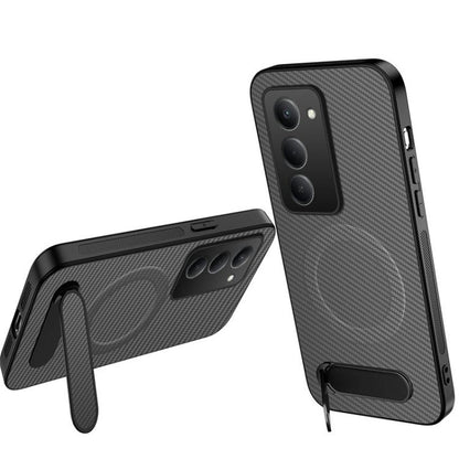 WANLONFENG Kickstand Carbon Fiber Texture Magnetic Phone Case, For Redmi A7 Pro 171mm / Poco C85x 5G, For Redmi 15a 5G, For Redmi Turbo 5 Max / Poco X8 Pro Max 5G, For Redmi Turbo 5 5G / Poco X8 Pro 5G, For Redmi Note 15 Pro+ 5G Global 163.3mm         ...