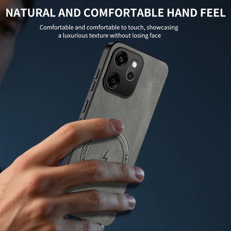 WANLONFENG Nappa Texture Magnetic Phone Case with 2pcs Screen Films, For OPPO Reno15 Pro Max 5G Global, For OPPO Reno15 Pro 5G Global, For OPPO Reno15 5G Global, For OPPO Find X9 5G, For OPPO Find X9 Pro 5G