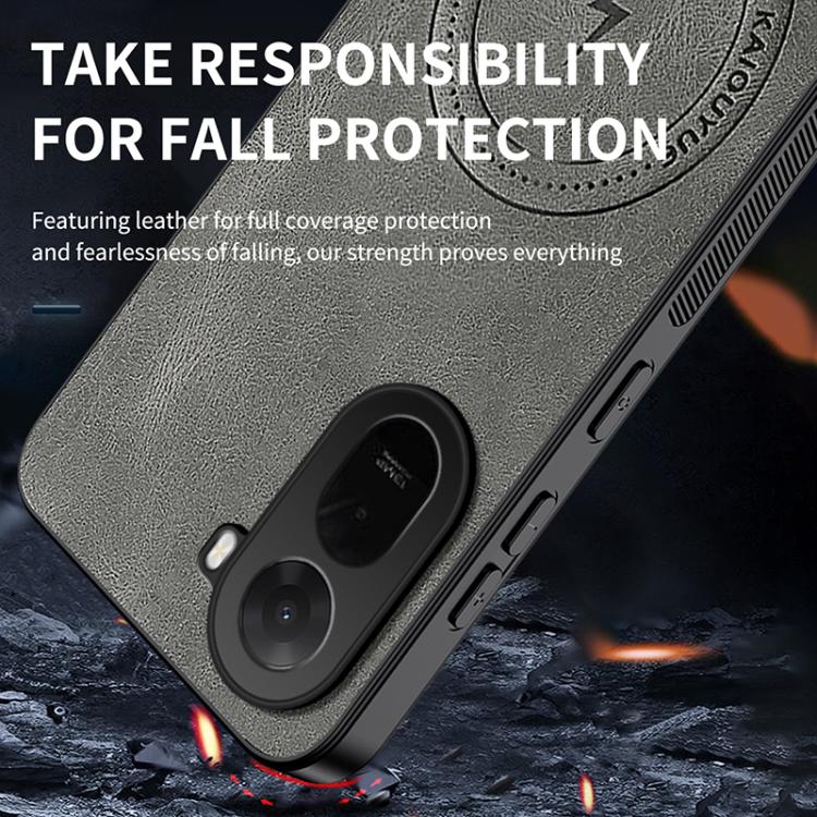 WANLONFENG Nappa Texture Magnetic Phone Case with 2pcs Screen Films, For Redmi A7 Pro 171mm / Poco C85x 5G, For Redmi Turbo 5 Max / Poco X8 Pro Max, For Redmi Turbo 5 5G / Poco X8 Pro 5G, For Redmi Note 15 Pro+ 5G Global 163.3mm                        ...