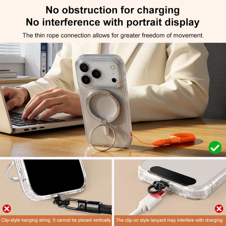 Mini Self-Locking Finger Ring Phone Lanyard