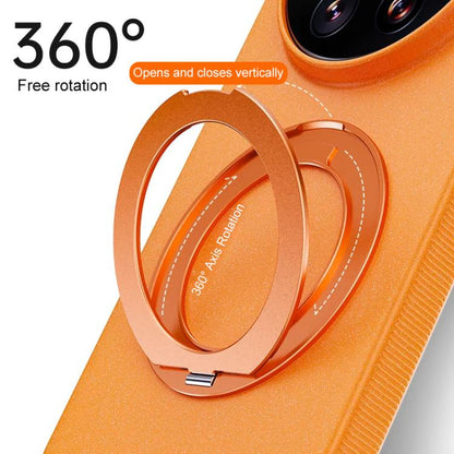 Boundless Series Rock Sand Magnetic Phone Case with 360 Degree Rotating Alloy Stand, For Redmi K90, For Redmi K90 Pro Max