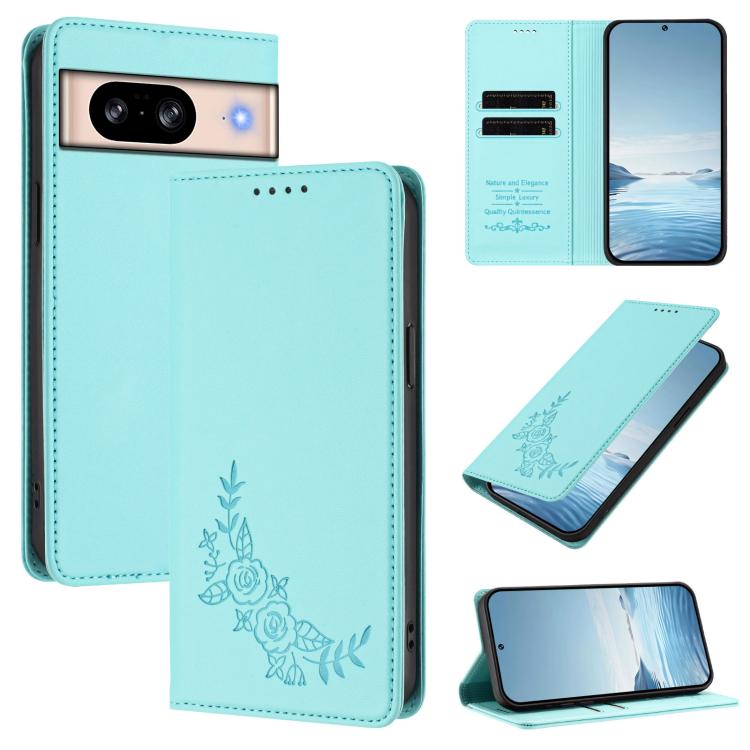 Peony Embossed Magnetic RFID Vegan Leather Phone Case, For Google Pixel 11 Pro XL, For Google Pixel 11 Pro / 11, For Google Pixel 10a, For Google Pixel 10 Pro XL / 9 Pro XL, For Google Pixel 10 / 10 Pro / 9 / 9 Pro, For Google Pixel 9a                 ...