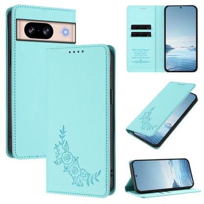Peony Embossed Magnetic RFID Vegan Leather Phone Case, For Google Pixel 11 Pro XL, For Google Pixel 11 Pro / 11, For Google Pixel 10a, For Google Pixel 10 Pro XL / 9 Pro XL, For Google Pixel 10 / 10 Pro / 9 / 9 Pro, For Google Pixel 9a                 ...