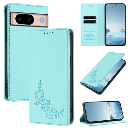 Peony Embossed Magnetic RFID Vegan Leather Phone Case, For Google Pixel 11 Pro XL, For Google Pixel 11 Pro / 11, For Google Pixel 10a, For Google Pixel 10 Pro XL / 9 Pro XL, For Google Pixel 10 / 10 Pro / 9 / 9 Pro, For Google Pixel 9a                 ...