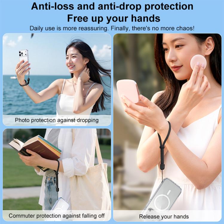 Mini Shield-Style Self-Locking Adjustable Phone Wrist Lanyard