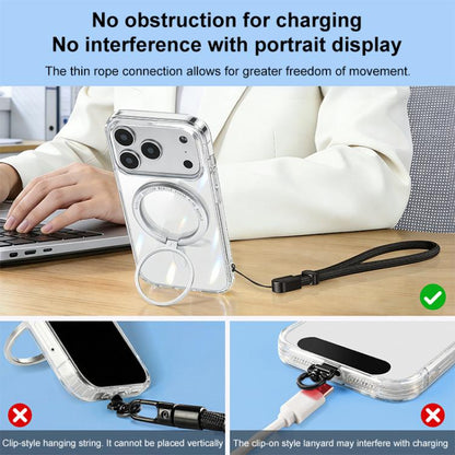 Mini Shield-Style Self-Locking Adjustable Phone Wrist Lanyard