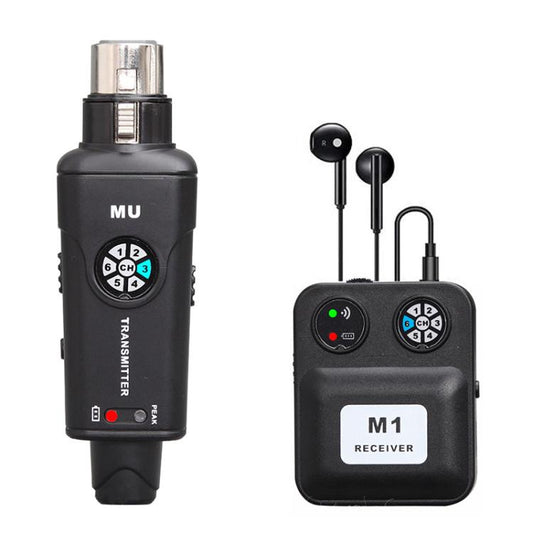 Système de monitoring intra-auriculaire sans fil portable MU-M1 pour émetteur et récepteur de niveau 1, MU-M1