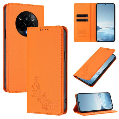 Peony Embossed Magnetic RFID Vegan Leather Phone Case, For Realme C75 5G / V70 / 14x Global, For Realme 14 Pro 5G India / Narzo 80 Pro, For Realme C75 4G / Narzo 80x / 14x India, For Realme 14 / 14T 5G / P3 5G, For Realme P3 Ultra 5G, For Realme P3 Pro...