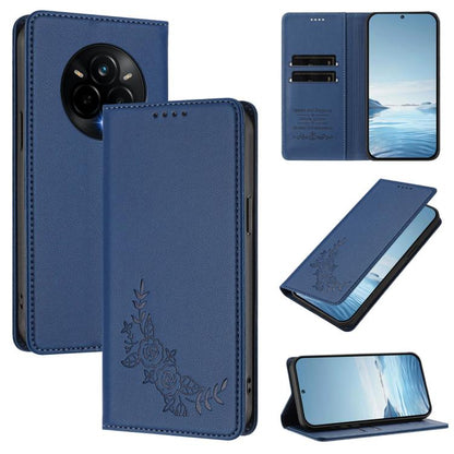 Peony Embossed Magnetic RFID Vegan Leather Phone Case, For Realme C75 5G / V70 / 14x Global, For Realme 14 Pro 5G India / Narzo 80 Pro, For Realme C75 4G / Narzo 80x / 14x India, For Realme 14 / 14T 5G / P3 5G, For Realme P3 Ultra 5G, For Realme P3 Pro...