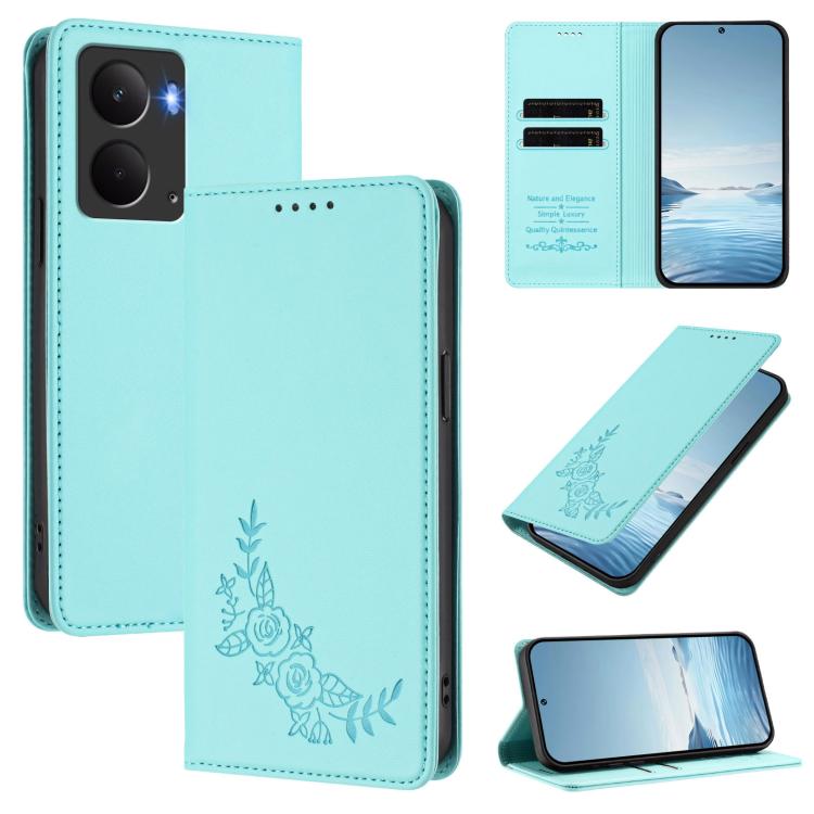 Peony Embossed Magnetic RFID Vegan Leather Phone Case, For Realme C75 5G / V70 / 14x Global, For Realme 14 Pro 5G India / Narzo 80 Pro, For Realme C75 4G / Narzo 80x / 14x India, For Realme 14 / 14T 5G / P3 5G, For Realme P3 Ultra 5G, For Realme P3 Pro...