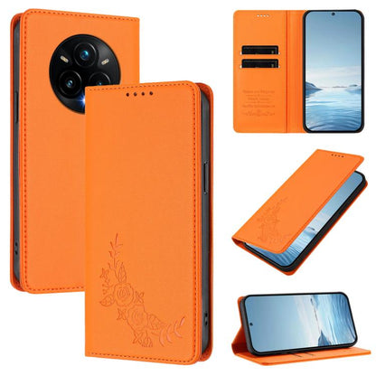 Peony Embossed Magnetic RFID Vegan Leather Phone Case, For Realme C75 5G / V70 / 14x Global, For Realme 14 Pro 5G India / Narzo 80 Pro, For Realme C75 4G / Narzo 80x / 14x India, For Realme 14 / 14T 5G / P3 5G, For Realme P3 Ultra 5G, For Realme P3 Pro...
