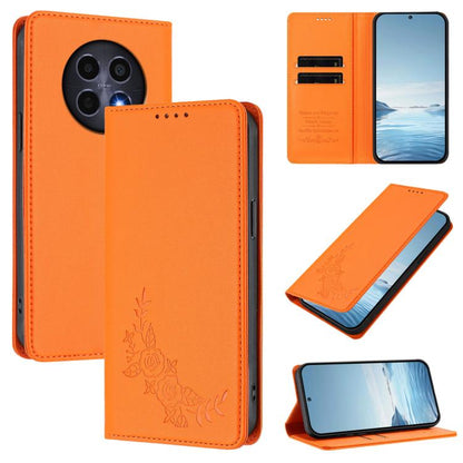 Peony Embossed Magnetic RFID Vegan Leather Phone Case, For Realme 13 5G / 12 5G / 12x / 12x India, For Realme 13+, For Realme 13 4G / 12 4G / 12+ / Narzo 70 / P1, For Realme 13 Pro / 13 Pro+, For Realme GT 6 / GT 6T, For Realme C67 4G / 12 Lite        ...