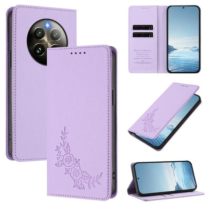 Peony Embossed Magnetic RFID Vegan Leather Phone Case, For Realme 13 5G / 12 5G / 12x / 12x India, For Realme 13+, For Realme 13 4G / 12 4G / 12+ / Narzo 70 / P1, For Realme 13 Pro / 13 Pro+, For Realme GT 6 / GT 6T, For Realme C67 4G / 12 Lite        ...