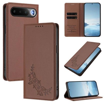 Peony Embossed Magnetic RFID Vegan Leather Phone Case, For Realme P4x 5G / OnePlus Nord CE6 Lite, For Realme 16T 5G, For Realme C100 / C85 5G / C83 5G / 15x India, For Realme P4 Power 5G, For Realme Note 80 4G, For Realme 16 5G, For Realme 16 Pro+ 5G  ...