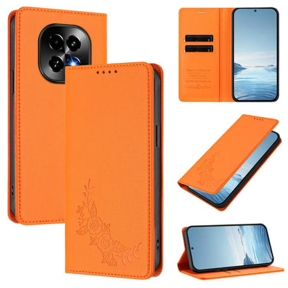 Peony Embossed Magnetic RFID Vegan Leather Phone Case, For Realme C75 5G / V70 / 14x Global, For Realme 14 Pro 5G India / Narzo 80 Pro, For Realme C75 4G / Narzo 80x / 14x India, For Realme 14 / 14T 5G / P3 5G, For Realme P3 Ultra 5G, For Realme P3 Pro...