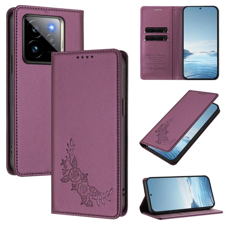Peony Embossed Magnetic RFID Vegan Leather Phone Case, For Realme C75 5G / V70 / 14x Global, For Realme 14 Pro 5G India / Narzo 80 Pro, For Realme C75 4G / Narzo 80x / 14x India, For Realme 14 / 14T 5G / P3 5G, For Realme P3 Ultra 5G, For Realme P3 Pro...