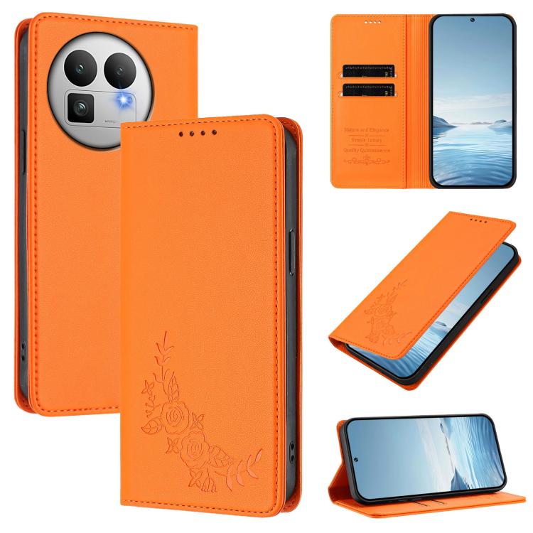 Peony Embossed Magnetic RFID Vegan Leather Phone Case, For Realme P4x 5G / OnePlus Nord CE6 Lite, For Realme 16T 5G, For Realme C100 / C85 5G / C83 5G / 15x India, For Realme P4 Power 5G, For Realme Note 80 4G, For Realme 16 5G, For Realme 16 Pro+ 5G  ...