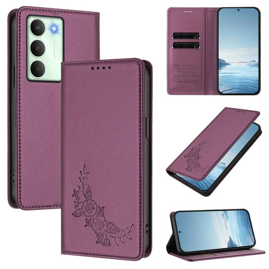Peony Embossed Magnetic RFID Vegan Leather Phone Case, For Realme C75 5G / V70 / 14x Global, For Realme 14 Pro 5G India / Narzo 80 Pro, For Realme C75 4G / Narzo 80x / 14x India, For Realme 14 / 14T 5G / P3 5G, For Realme P3 Ultra 5G, For Realme P3 Pro...