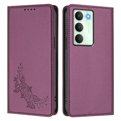 Peony Embossed Magnetic RFID Vegan Leather Phone Case, For Realme C75 5G / V70 / 14x Global, For Realme 14 Pro 5G India / Narzo 80 Pro, For Realme C75 4G / Narzo 80x / 14x India, For Realme 14 / 14T 5G / P3 5G, For Realme P3 Ultra 5G, For Realme P3 Pro...