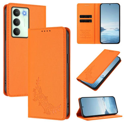 Peony Embossed Magnetic RFID Vegan Leather Phone Case, For Realme C75 5G / V70 / 14x Global, For Realme 14 Pro 5G India / Narzo 80 Pro, For Realme C75 4G / Narzo 80x / 14x India, For Realme 14 / 14T 5G / P3 5G, For Realme P3 Ultra 5G, For Realme P3 Pro...