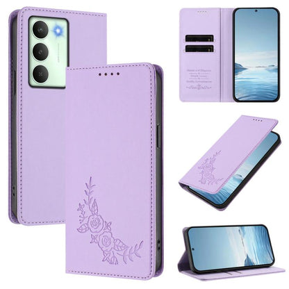 Peony Embossed Magnetic RFID Vegan Leather Phone Case, For Realme C75 5G / V70 / 14x Global, For Realme 14 Pro 5G India / Narzo 80 Pro, For Realme C75 4G / Narzo 80x / 14x India, For Realme 14 / 14T 5G / P3 5G, For Realme P3 Ultra 5G, For Realme P3 Pro...