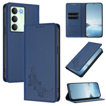 Peony Embossed Magnetic RFID Vegan Leather Phone Case, For Realme C75 5G / V70 / 14x Global, For Realme 14 Pro 5G India / Narzo 80 Pro, For Realme C75 4G / Narzo 80x / 14x India, For Realme 14 / 14T 5G / P3 5G, For Realme P3 Ultra 5G, For Realme P3 Pro...