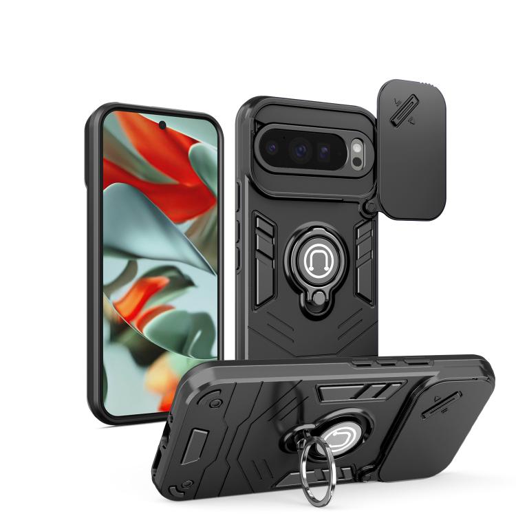 Camshield Ring Holder Phone Case, For Google Pixel 10a, For Google Pixel 9 Pro XL