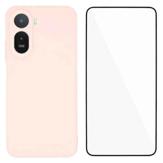 WANLONFENG Square Edge Soft TPU Phone Case with Screen Protector, For Redmi A7 Pro 171mm / Poco C85x 5G, For Redmi Turbo 5 Max / Poco X8 Pro Max 5G, For Redmi Turbo 5 5G / Poco X8 Pro 5G, For Redmi Note 15 Pro+ 5G Global 163.3mm                        ...