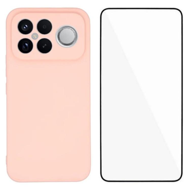 WANLONFENG Square Edge Soft TPU Phone Case with Screen Protector, For Redmi A7 Pro 171mm / Poco C85x 5G, For Redmi Turbo 5 Max / Poco X8 Pro Max 5G, For Redmi Turbo 5 5G / Poco X8 Pro 5G, For Redmi Note 15 Pro+ 5G Global 163.3mm                        ...
